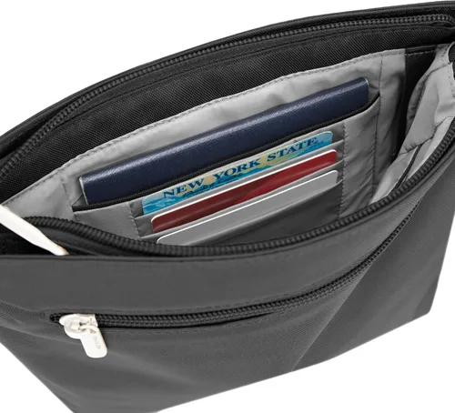 Vista 7 de Travelon Mini bolso de hombro clásico antirrobo