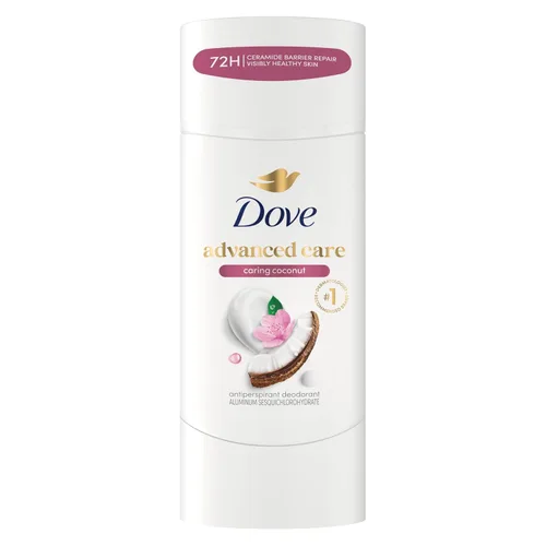 Vista 7 de Dove Advanced Care - Desodorante antitranspirante en barra Lavanda Fresca 4 unidades para ayudar a reparar la barrera de la piel, control del olor