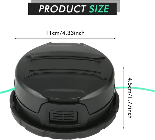 Vista 2 de DWO1DT995 - Cabezal de repuesto compatible con Dewalt DCST920 DCST922 DCST970 DCST990 DCST925 recortadora inalámbrica con línea preenrollada