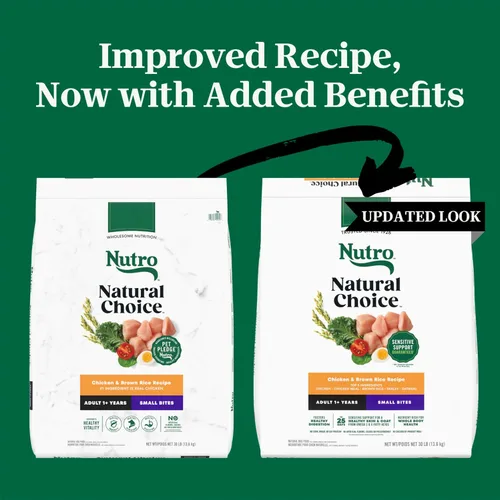 Vista 2 de Nutro Natural Choice Small Bites - Alimento seco para perros, pollo y arroz, 30 libras