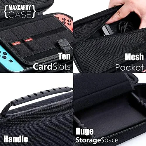 Vista 9 de Skull Co GripCase OLED - Una funda protectora transparente acoplable con agarres reemplazables para adaptarse a todos los tamaños de manos