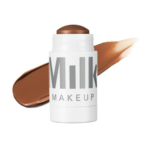 Vista 15 de Milk Makeup Crema mate bronceador multiusos en barra – Construible + mezclable Horneado - Bronce Medio