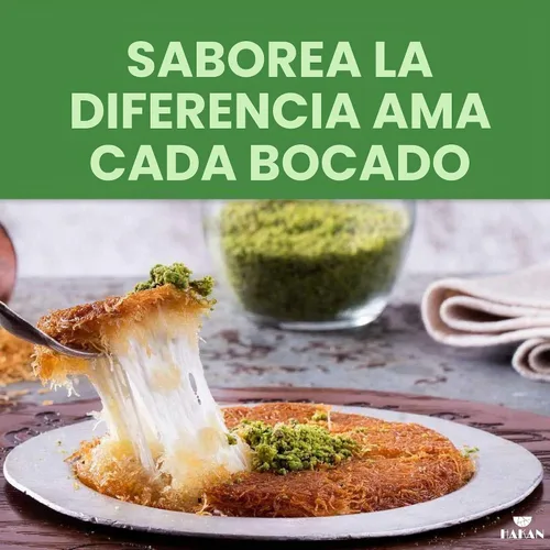 Vista 6 de Hakan Kunafa - Platos de servir para Kataifi Sartén de aluminio para hornear y servir Kunefe Molde para masa Knafeh Phyllo Fillo Plato