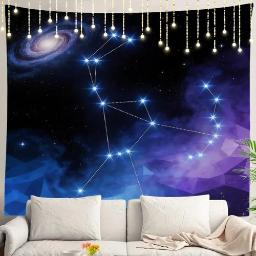 Vista 72 de Shrahala Peaceful Retreat Charming Abode Tapestry, Verdant Landscape Water Wall Hanging Hd Print Polyester Backdrop For Dorm Room Bedroom 30 X 40 In