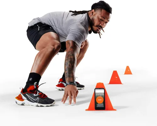 Vista 4 de JAWKU Sistema de entrenamiento de conos de velocidad para agilidad, velocidad, ejercicios y entrenamiento deportivo deportivo, 10 conos