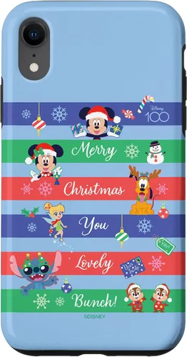 Vista 25 de Funda para iPhone 16 Disney 100 Mickey & Friends Merry Christmas You Lovely Bunch