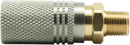 Vista 5 de Paintball PCP 1/8 "NPT Macho Rosca Acoplador HPA CO2 Tanque de Aire Conector de Recarga Rápida Desconexión Rápida Adaptador de Liberación Rápida