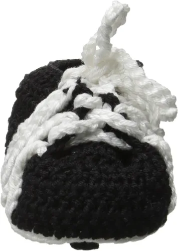Vista 2 de Jefferies Socks Botines de fútbol de ganchillo para bebés y niños Negro