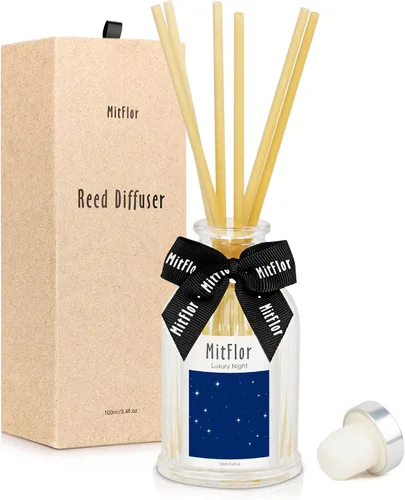 Vista 16 de MitFlor - Difusor de habitación, juego de difusor de varillas de ciprés de cedro con varillas de ratán natural, aromas refrescantes y limpios