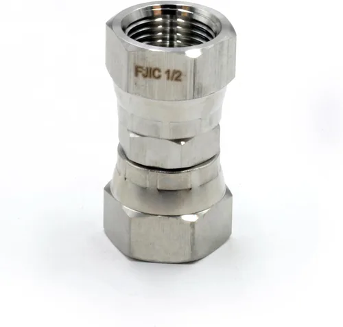 Vista 10 de HFS(R) 1" Female JIC Swivel x 1" Female JIC Swivel Nut Union Stainless Steel 304