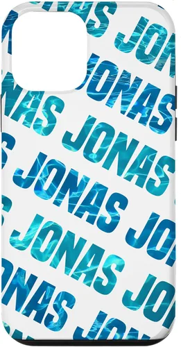 Vista 16 de Funda personalizada para iPhone 16 Jonas para teléfono, color azul y verde azulado