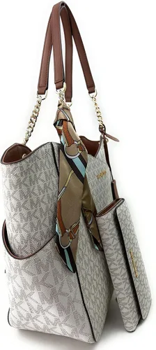 Vista 4 de Michael Kors Jet Set - Cartera de viaje con cadena grande para el hombro