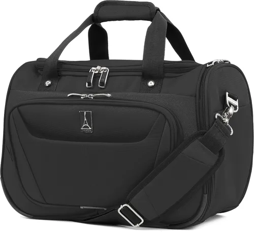 Vista 5 de Travelpro Luggage Maxlite 5 Juego de 2 piezas Bolsa suave y Rollaboard de 22 pulgadas, Negro