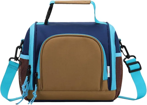 Vista 10 de VASCHY Lonchera para hombres, reutilizable, aislada, grande, bolsa enfriadora para adultos, mujeres/niños, para el trabajo, la escuela, picnic, Negro