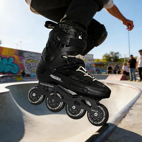 Vista 7 de Patines en línea para hombres y mujeres, patines de rendimiento para mujeres y hombres, patines profesionales para unisex, para exteriores e