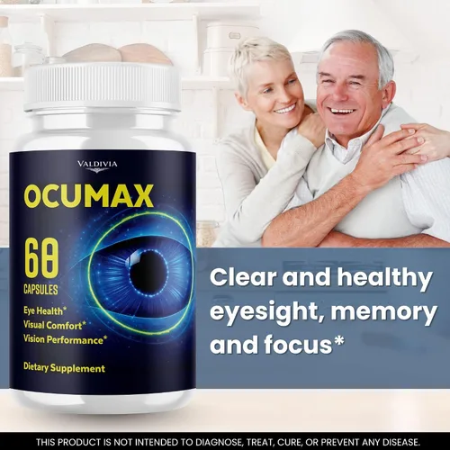 Vista 5 de OcuMax Cápsulas OcuMax OcuMax Advanced Eye Health Support Máxima Fuerza, Suplemento Todo Natural Vitaminas para Salud General y Apoyo al Bienestar