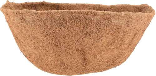 Vista 16 de Arcadia Garden Products - Forro de coco extra duradero 1547B de 12 pulgadas para macetas redondas colgantes, forro de repuesto de fibra de coco