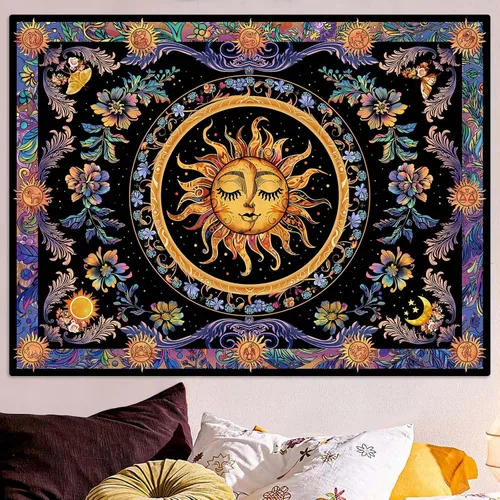 Vista 21 de Accnicc - Tapices Boho de Sol y Luna10127AXS