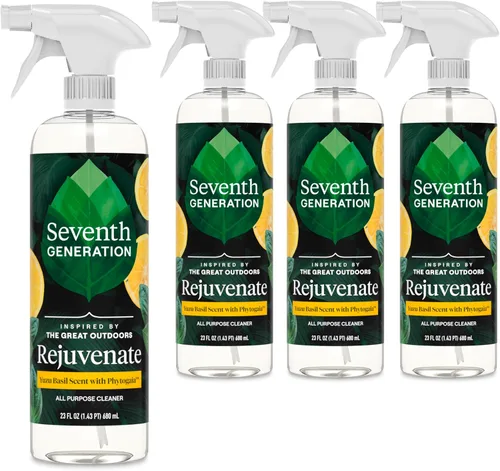 Vista 11 de Seventh Generation Limpiador Multiusos, Transparente y Sin Fragancia, Corta Grasa, 23 onzas líquidas