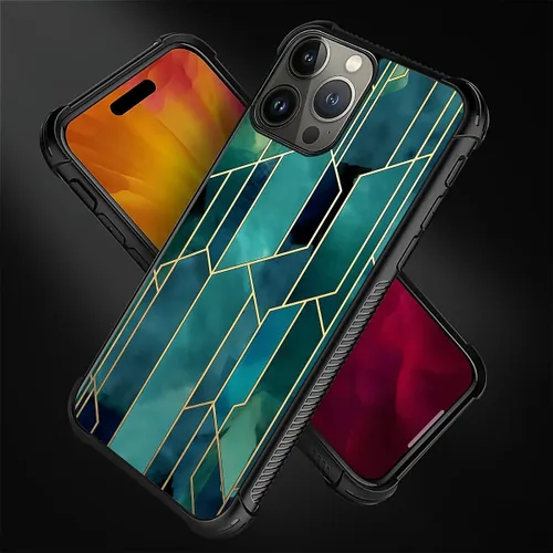 Vista 80 de Funda compatible con iPhone 15, diseño de elefantes africanos, diseño increíble a prueba de golpes, antiarañazos, carcasa trasera de policarbonato