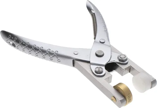 Vista 6 de The Beadsmith Alicates paralelos Smart Setter - Herramienta de cadena de copa de 5 pulgadas para engastar piedras preciosas, acero pulido, 5 tamaños