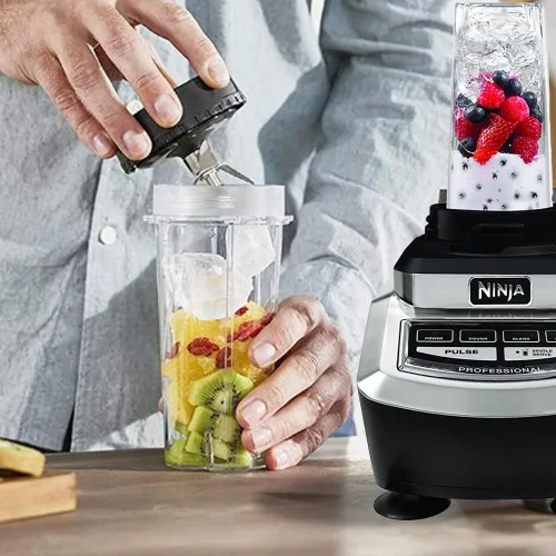 Vista 5 de Paquete de 2 vasos de 16 onzas para licuadora Ninja BL660/BL740 30/BL770/BL770AMZ/BL771/BL773CO/BL780/BL810/Fit Compact Personal Blender