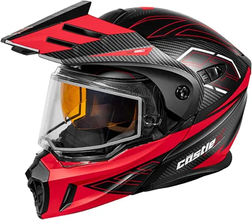 Vista 7 de Castle X CX950 V2 Fierce - Casco modular para nieve (negro mate/uva - XS)