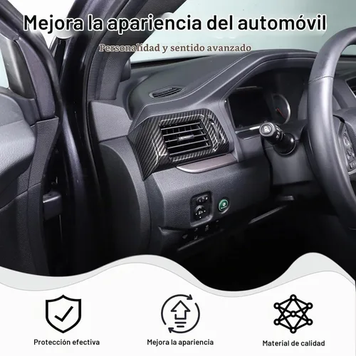 Vista 2 de 2 piezas de marco de ventilación lateral para Honda Pilot 2016-2022/ Ridgeline 2017-2024/ Passport 2019-2024, accesorios de cubierta de salida