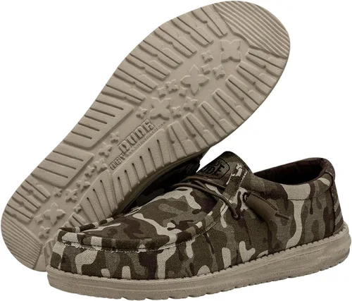 Vista 2 de Hey Dude Mens Wally Camouflage Shoes