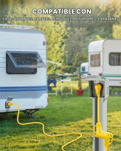 Vista 4 de Kohree Adaptador RV de 30 amperios a 50 amperios