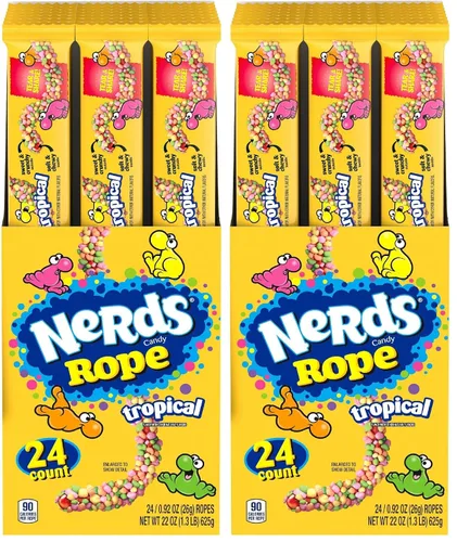Vista 12 de Dulces Nerds Rope, Very Berry, cuerdas de 0.92 onzas (paquete de 24)