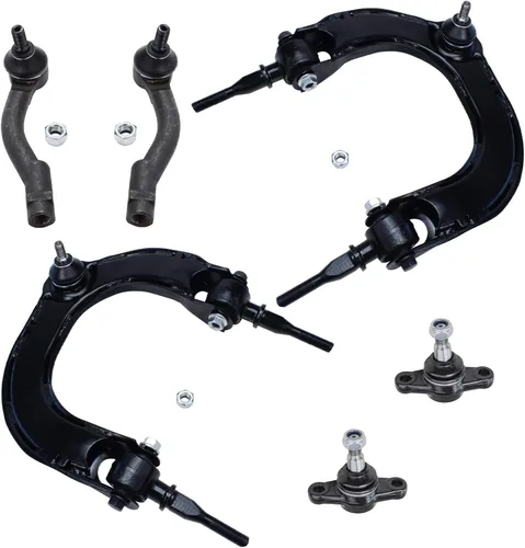 Vista 51 de Detroit Axle - Kit de extremo delantero para Chrysler 300 Dodge Charger 2011-2023 Challenger, 2 Lower Rearward Control Arms 2 Outer Tie Rods 2