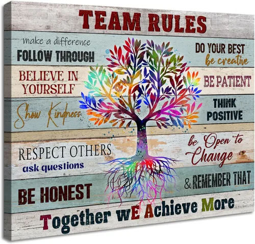 Vista 12 de Arte de pared inspirador rosa para oficina, mujeres, frases motivacionales, póster rústico de árbol de corazón, cuadros enmarcados, decoración