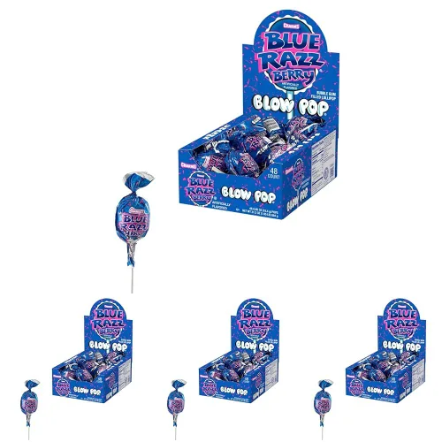 Vista 8 de Charms Paletas Blow Pops, caja de 48