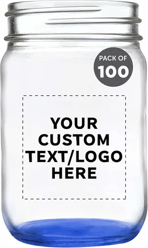 Vista 20 de DISCOUNT PROMOS Juego de 10 tarros de albañil decorativos, 12 onzas, texto personalizable, logotipo, enlatado, tapa de aluminio, color negro