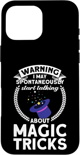 Vista 19 de iPhone 16 Funny Magician Party Quote, Magic Tricks Performer, Magician Case