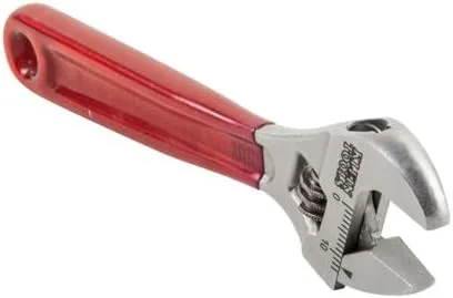 Vista 5 de Klein Tools D506-4 Llave de accionamiento ajustable, forjada con acabado cromado pulido y un mango sumergido de plástico, 4 pulgadas