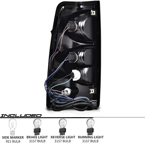 Vista 4 de EPIC LIGHTING AMXOE - Par de luces traseras para Silverado 1500 2500 04-07 Lado del conductor y del copiloto.