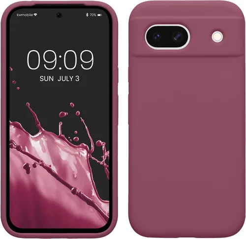 Vista 29 de kwmobile Funda Compatible con Google Pixel 6 Pro - Funda de Teléfono de Silicona TPU con Acabado Suave - Azul Caribe