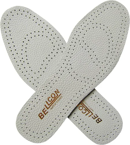 Vista 9 de Bellcon - Plantillas de cuero para hombres, inserciones de cuero fino para botas de hombre, almohadillas de zapatos de longitud completa con carbono