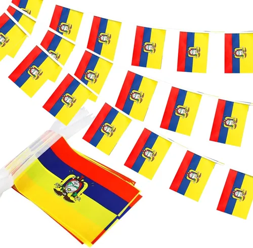 Vista 23 de Banderas de cuerda de 100 países, banderines internacionales, banderas del mundo para bares olímpicos, clubes deportivos, decoraciones escolares
