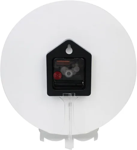 Vista 6 de JUNZAN Reloj de bañera con vino romántico espumoso y velas, reloj de pared silencioso de 10 pulgadas, pequeño reloj redondo, decoración de cocina