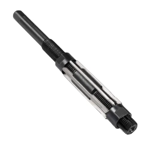 Vista 10 de uxcell Escariador de mano ajustable 10-10.75mm de acero de alta velocidad H8 de 6 hélices rectas herramienta de fresado cortador de fresado métrico