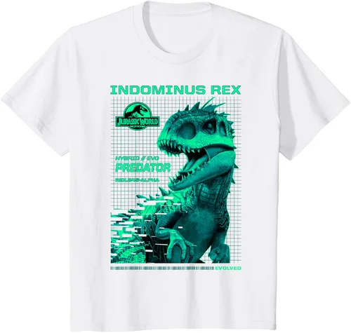 Vista 28 de Jurassic World Indominus Rex Hybrid Predator T-Shirt Small Negro