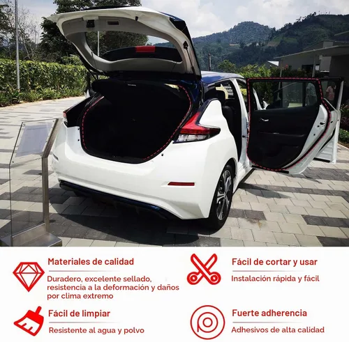 Vista 6 de Pangda Tira de sellado de goma rectangular de 20 pies con cinta autoadhesiva, 0.75 pulgadas de ancho x 0.5 pulgadas de alto, burlete de goma