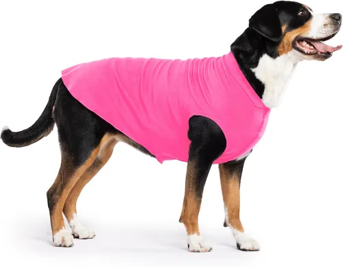 Vista 93 de Abrigo elástico de lana para perro, ropa suave y cálida para perro, suéter elástico para mascotas, lavable en lavadora, ecológico, para todo el año