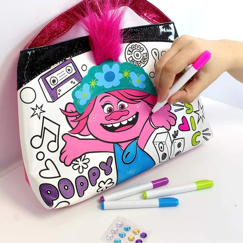 Vista 5 de Tara Toys - Bolso para colorear de Trolls