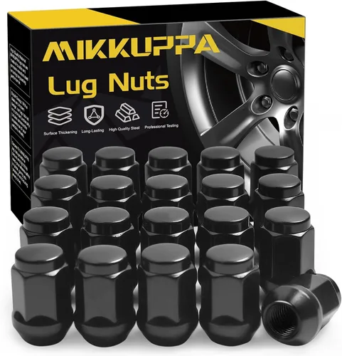 Vista 16 de MIKKUPPA M12x1.5 Tuercas para ATV - 16 piezas Tuercas de repuesto M12x1.5 Negras con hexágono de 19mm, Compatibles con Polaris Ranger XP RZR 900