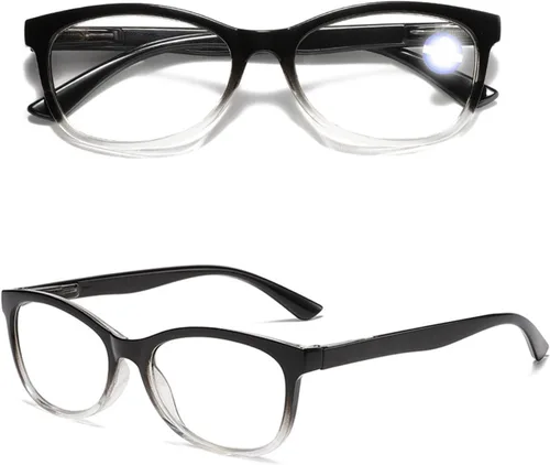 Vista 7 de Paquete de 5 lentes de lectura de enfoque automático, lentes de lectura con ajuste automático Dial Vision, lentes de ojo flexibles y claros