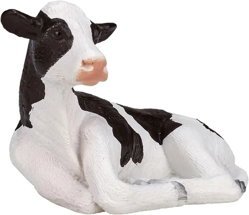 Vista 3 de MOJO Holstein - Figura de juguete para ternero acostado